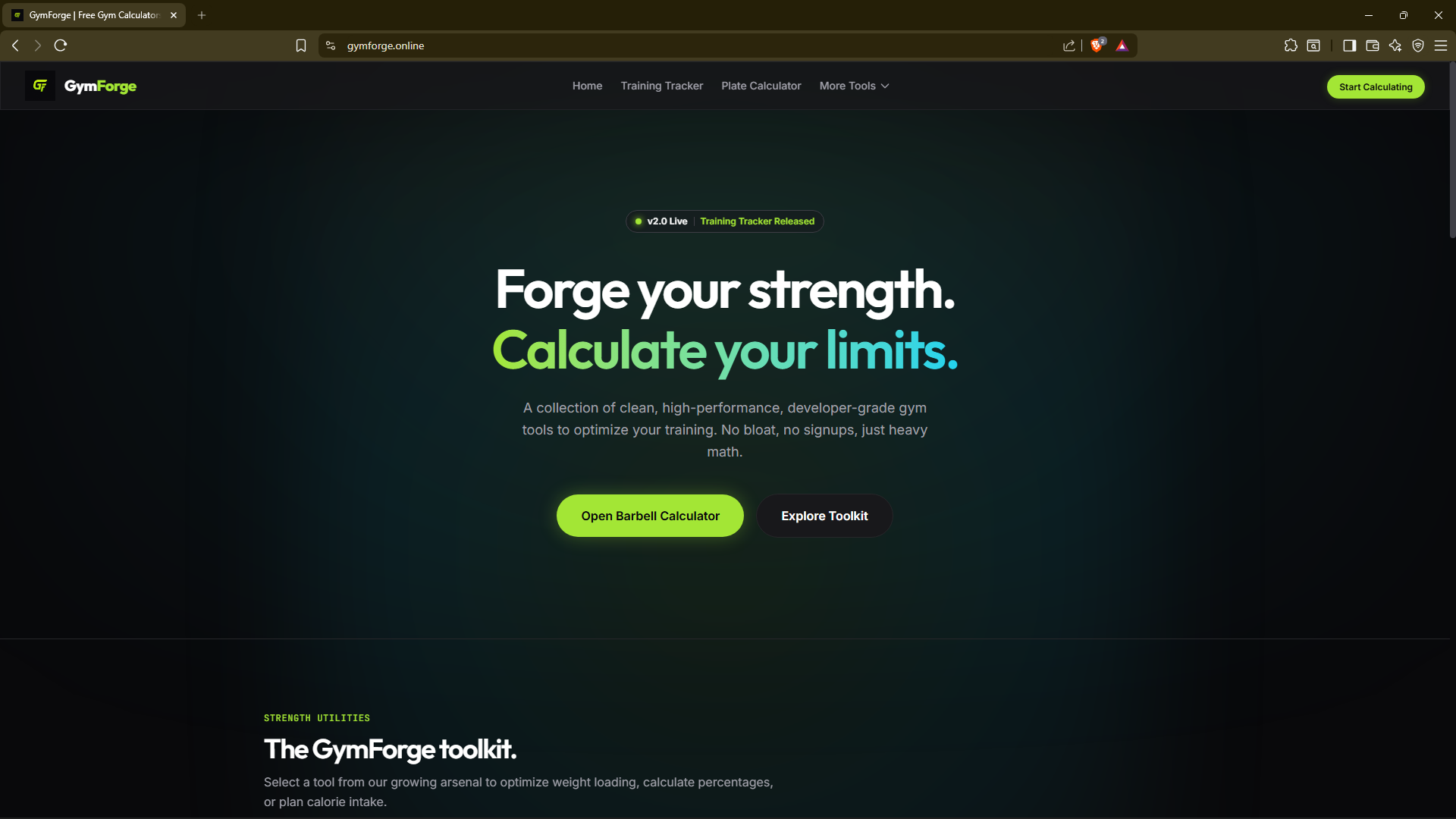 Gym Toolkit screenshot